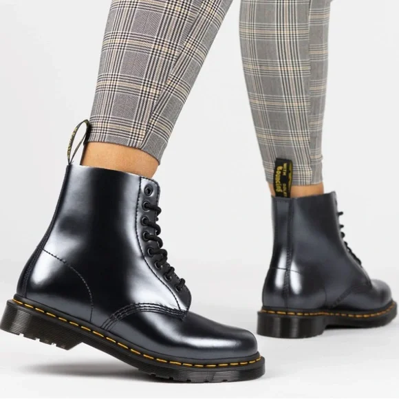 Martens Shoes 1460 Pascal Chroma Metallic Leder Boots Dr Martens